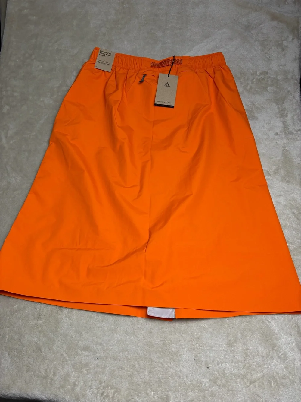 Nike ACG Morpho Storm-FIT ADV Wrap Skirt Orange S NWT